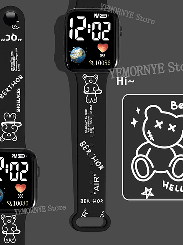 ⌚✨ Reloj Digital Infantil – Diseños Disney, Bob Esponja y Más ✨⌚ 18