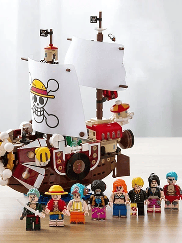 🏴‍☠️ Barco Sunny – Set Armable Tipo Anime 432 PCS + 9 Figuras One Piece Armable de Coleccion  3