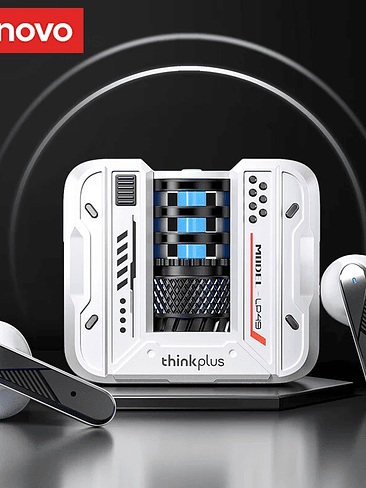 Auriculares inalámbricos  Lenovo LP49  con reducción de ruido, modo dual, llamadas HD, baja latencia y Bluetooth 5.4. 1