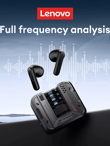 Auriculares inalámbricos  Lenovo LP49  con reducción de ruido, modo dual, llamadas HD, baja latencia y Bluetooth 5.4. 3