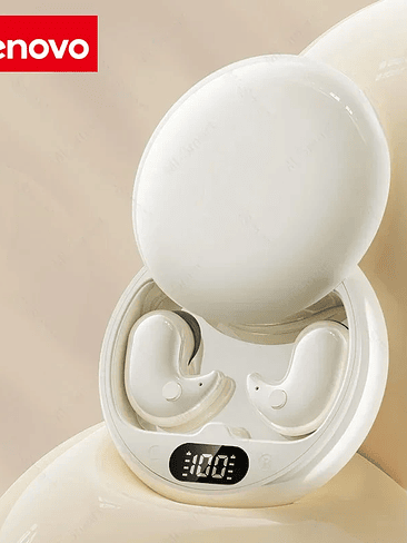 Auriculares invisibles Lenovo Y36 Mini Bluetooth 5.3 IPX5 impermeables TWS inalámbricos con micrófono, auriculares estéreo deportivos 7