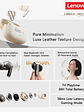 Auriculares inalámbricos Lenovo LE208 TWS Bluetooth 6.0 de cuero, estéreo, ENC, con cancelación de ruido y baja latencia de 38 ms para juegos. - Miniatura 6