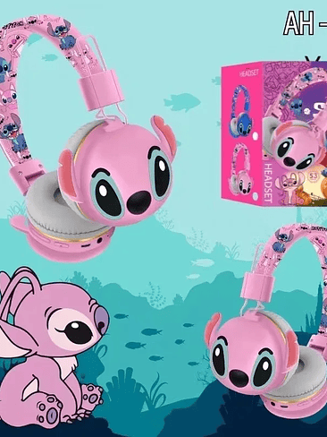 Auriculares Bluetooth Stitch AH-906 AH-906 Disney, auriculares inalámbricos con sonido HIFI, plegables, con micrófono 3