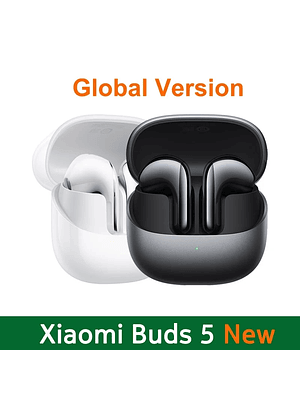 Auriculares Xiaomi Buds 5 TWS con Bluetooth 5.4, cancelación activa de ruido e IA, grabación de sonido, audio sin pérdida