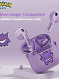 Pokemon  Gengar Anime con Bluetooth, Funda Gengar. Audifonos Stilo Clip. Anti deslizamiento  - Miniatura 7