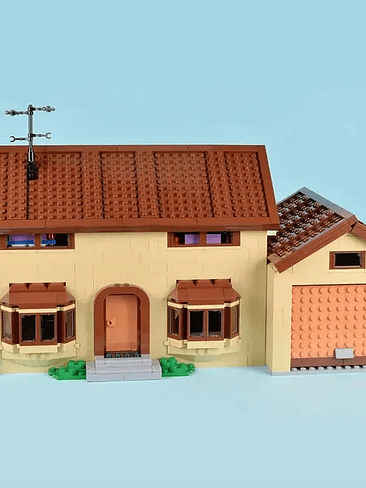 🏠Casa a escala Los Simpson 2527 Piezas Incluye  Vehiculo y articulos varios del set 3