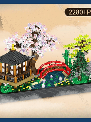 🌸 Jardín Japonés Armable – Escena Zen de Colección (2280+ piezas) 1