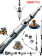 🚀 Cohete Espacial Saturno V Armable – Edición Histórica - 1969 piezas - Miniatura 1