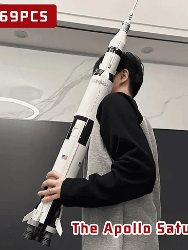 🚀 Cohete Espacial Saturno V Armable – Edición Histórica - 1969 piezas 2