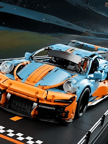 🏎️ Auto Deportivo Clásico Armable – Edición Racing - 1150 piezas 3