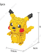 🧱 Figuras Armables de Bloques – Pokemon Pikachu, Charizard, Gengar, Snorlax - Miniatura 2