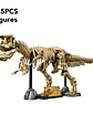 🦖3145 piezas 100 cm o Tyrannosaurus fósil modelo de construccion con pedestal y Luz Led incorporada.  - Miniatura 1