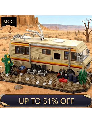 🚐  Breaking Bad RV 🚐 Casa Rodante Armable MOC – Set de Bloques Coleccionable