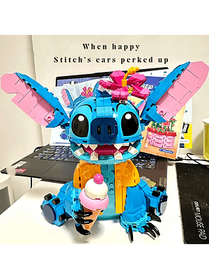 🧸 Disney 2025 - 784 piezas - Stitch Angel Versiones Azul y Rosa Coleccionable
