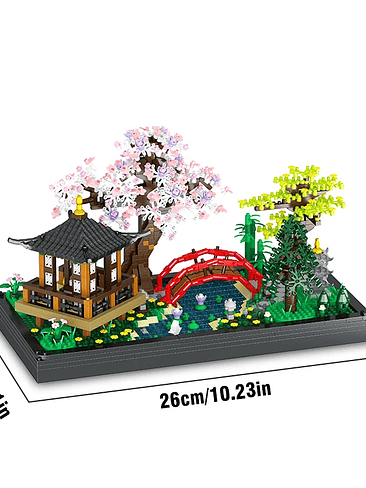 🌸 Jardín Japonés Armable – Escena Zen de Colección (2280+ piezas) 6
