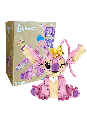🧸 Disney 2025 - 784 piezas - Stitch Angel Versiones Azul y Rosa Coleccionable