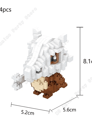 🧱 Figuras Armables de Bloques – Pokemon Pikachu, Charizard, Gengar, Snorlax 12