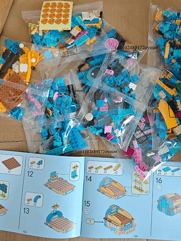 🧸 Disney 2025 - 784 piezas - Stitch Angel Versiones Azul y Rosa Coleccionable 6