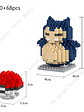 🧱 Figuras Armables de Bloques – Pokemon Pikachu, Charizard, Gengar, Snorlax - Miniatura 13