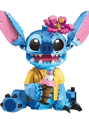 🧸 Disney 2025 - 784 piezas - Stitch Angel Versiones Azul y Rosa Coleccionable 7