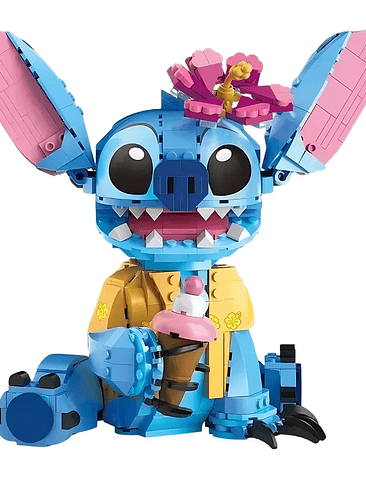 🧸 Disney 2025 - 784 piezas - Stitch Angel Versiones Azul y Rosa Coleccionable 8