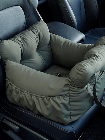 Asiento Cama Acolchado para Mascotas – Ideal para Viajes en Auto 4