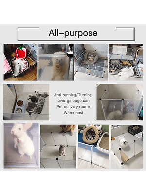 🐾 Corral Modular para Mascotas DIY