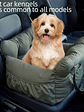 Asiento Cama Acolchado para Mascotas – Ideal para Viajes en Auto - Miniatura 6