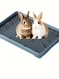 🐰 Bandeja Sanitaria Premium para Conejos y Mascotas Pequeñas - Miniatura 7