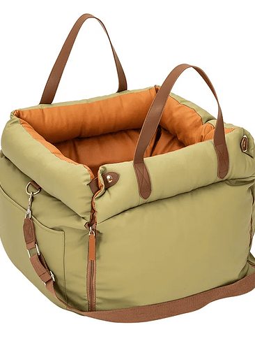 Asiento Cama Acolchado para Mascotas – Ideal para Viajes en Auto 12