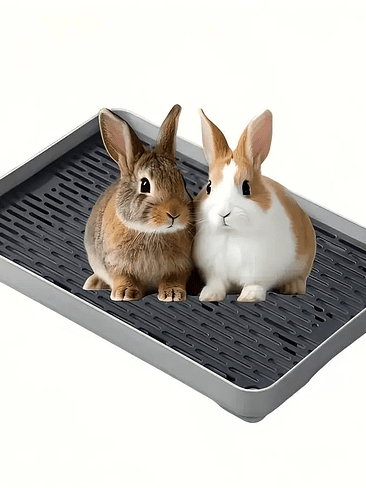 🐰 Bandeja Sanitaria Premium para Conejos y Mascotas Pequeñas 14