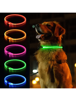 🐕 Collar LED Luminoso para Perros – Seguridad y Estilo en Cada Paseo
