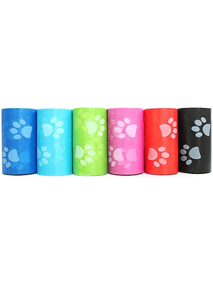 Bolsas para excrementos de perro (120 rollos) para limpieza exterior. Suministros para mascotas. 15 bolsas por rollo.
