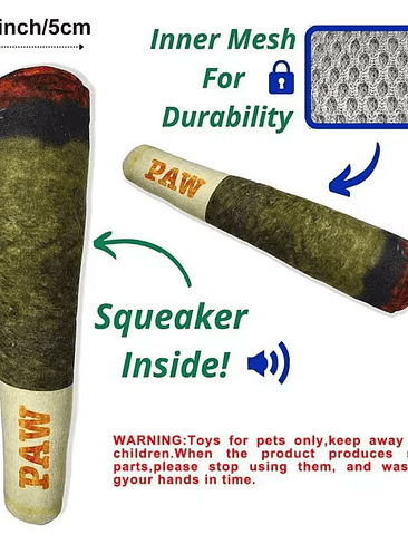 🐾 Juguete Mordedor para Perros “PAW” 6