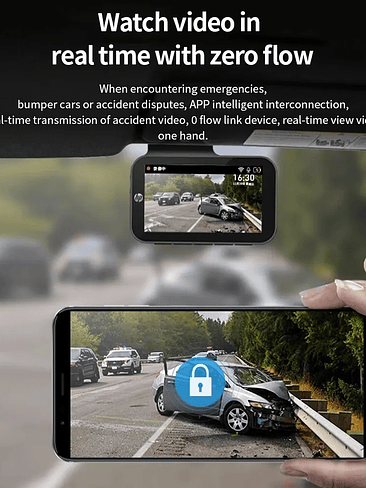🚗📷 Dash Cam HP F965 – Ultra HD 2K 4