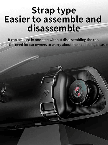 🚗🔥 Dash Cam HP F735X – Visión Nocturna Starlight 4