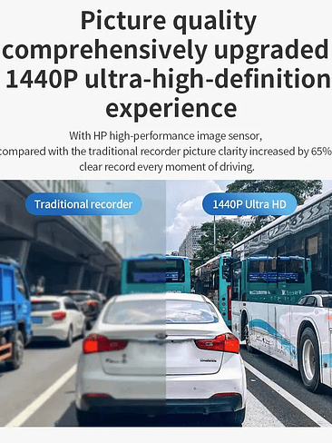 🚗📷 Dash Cam HP F965 – Ultra HD 2K 5