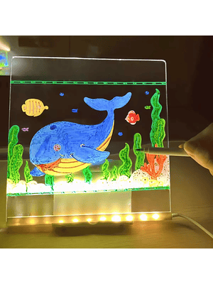 🎄 Piza﻿Irra LED Acrílica Luminosa – Mensajes Personalizados