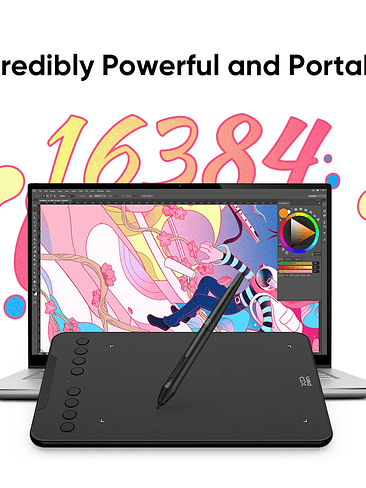 ✍️ Tableta Gráfica Profesional – Potente, portátil y precisa 2