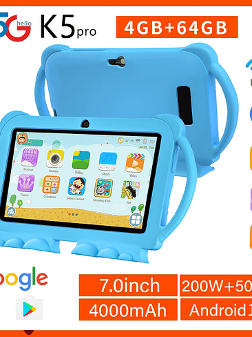 🧒📱 Tablet Infantil K5 Pro 5G – Aprender y Jugar sin Límites 1