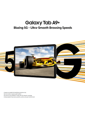 🌟 Samsung Galaxy Tab A9+ – Pantalla grande y rendimiento confiable