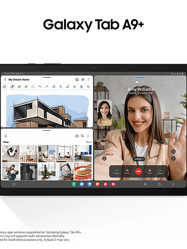 🌟 Samsung Galaxy Tab A9+ – Pantalla grande y rendimiento confiable 3