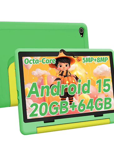 🎃 Tablet Infantil Android 15 – 20GB RAM + 64GB | Potencia y Diversión en un Solo Equipo 🚀 1