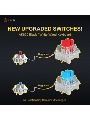 ⌨️ AJAZZ AK820 PRO – Teclado Mecánico 75% con Pantalla TFT