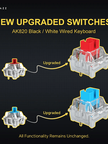 ⌨️ AJAZZ AK820 PRO – Teclado Mecánico 75% con Pantalla TFT 2