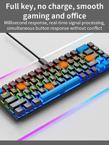 ⌨️ Teclado Mecánico SkyLion 68 Teclas RGB⌨️ 3