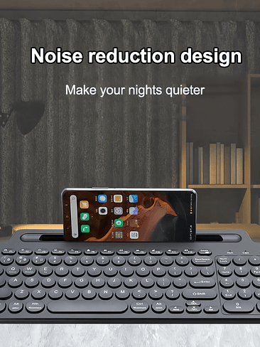 ⌨️ Teclado Inalámbrico KEBIDUMEI Tri-Mode con Touchpad – Bluetooth + 2.4G 3