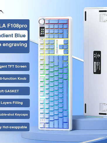 ⌨️ Teclado Mecánico Tri-Mode RGB 7