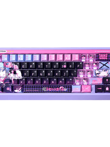🎀 Keycaps Anime “Rabbit Babe” – Perfil Cherry | 130 Teclas 5