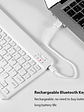 ✨ Teclado Inalámbrico Bluetooth + Mouse – Compatible con iOS, Android y Windows - Miniatura 4